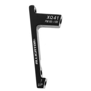ADATTATORE PINZA FRENO CICLO FISSAGGIO SUPERIORE ANTERIORE DA 160mm. A 180mm.