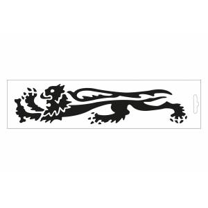 ADESIVO LEONE MALOSSI SINISTRO NERO