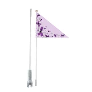 BANDIERINA DI SICUREZZA PER CICLI BIMBO *VIOLA*
