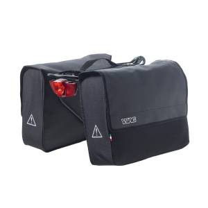 BORSA A BISACCIA RIGIDA AL PORTAPACCHI POSTERIORE 12x30x35cm. 25,2lt.