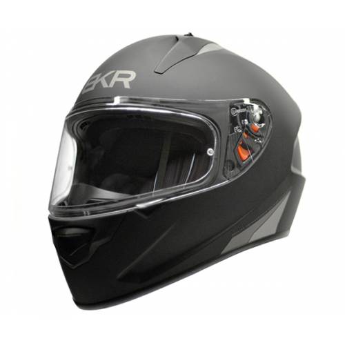CASCO INTEGRALE *NERO OPACO* 53/54 Tg.XS - BKR Xperience