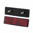 CATARIFRANGENTE ROSSO 94x28mm. CON 2 VITI