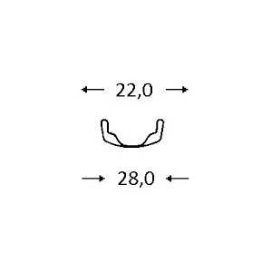 CERCHIO SPORT 26 3/8 1/4 36 FORI ACCIAIO