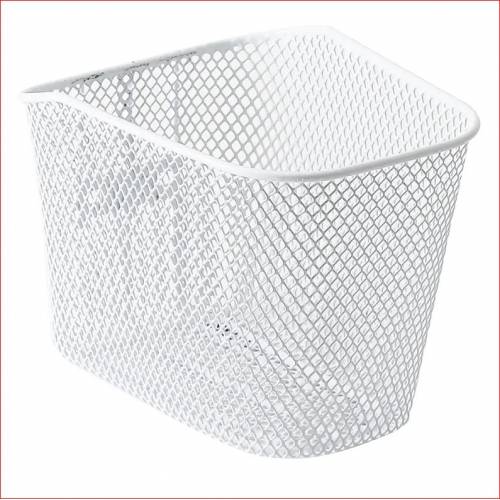 CESTINO ANTERIORE IN RETE 20x16,5x16,5 ATTACCO AL PIANTONE *BIANCO*