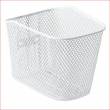 CESTINO ANTERIORE IN RETE 20x16,5x16,5 ATTACCO AL PIANTONE *BIANCO*