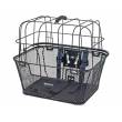 CESTINO ANTERIORE RETTANGOLARE IN RETE 42x31x38cm. PORTA ANIMALI *NERO* - BRN "Happy Pet"