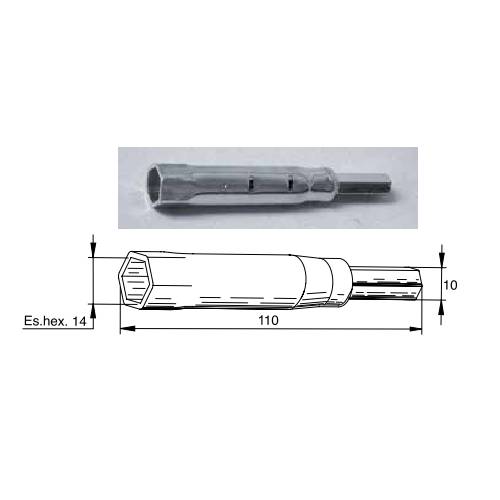 CHIAVE CANDELA es.14mm. l.110mm. HONDA SH300