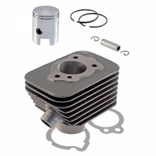 CILINDRO COMPLETO PIAGGIO CICLOMOTORI d.38,4mm. SPINOTTO 10mm. - EVOK