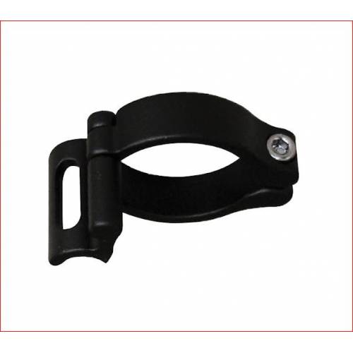 COLLARE PER DERAGLIATORE d.31,8 *NERO*