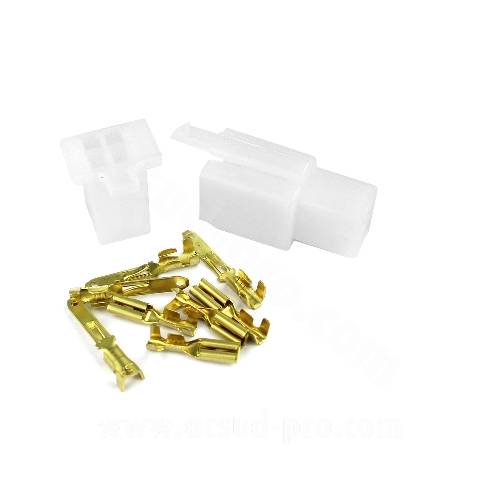 CONNETTORE ELETTRICO A 4 PIN MASCHIO/FEMMINA