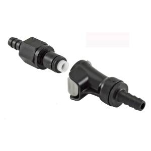 CONNETTORE RAPIDO TUBO BENZINA d.6mm.