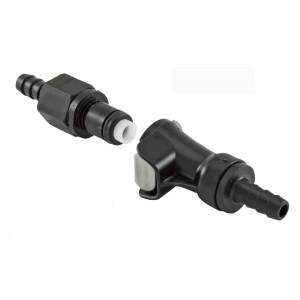 CONNETTORE RAPIDO TUBO BENZINA d.8mm.