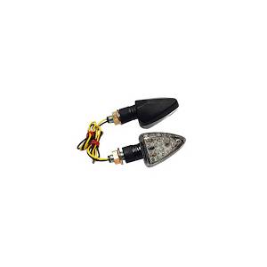 COPPIA FRECCE LED "Arw" GAMBO CORTO  *NERO*