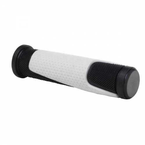 COPPIA MANOPOLE 125mm. *NERO BIANCO* - WAG Double-D