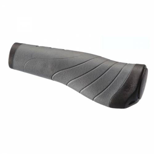 COPPIA MANOPOLE CICLO ERGONOMICHE *GRIGIO*