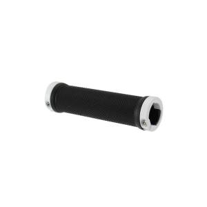 COPPIA MANOPOLE CICLO MTB d.22x120mm. LOCK RING *BIANCO* - WAG Gripper
