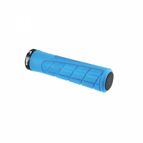 COPPIA MANOPOLE CICLO MTB d.22x120mm. LOCK RING PRO *AZZURRO* - WAG Mtb Pro