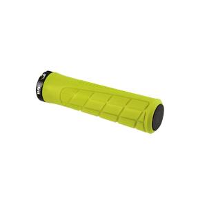 COPPIA MANOPOLE CICLO MTB d.22x120mm. LOCK RING PRO *LIME* - WAG Mtb Pro