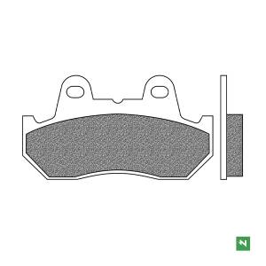 COPPIA PASTIGLIE FRENO - NEWFREN FD0054BT1 Road Touring