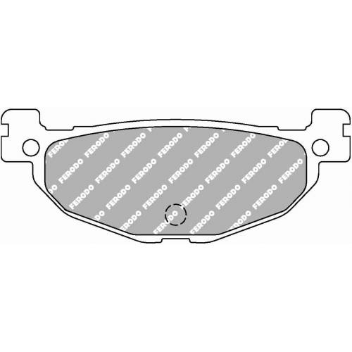 COPPIA PASTIGLIE FRENO FERODO FDB2200EF