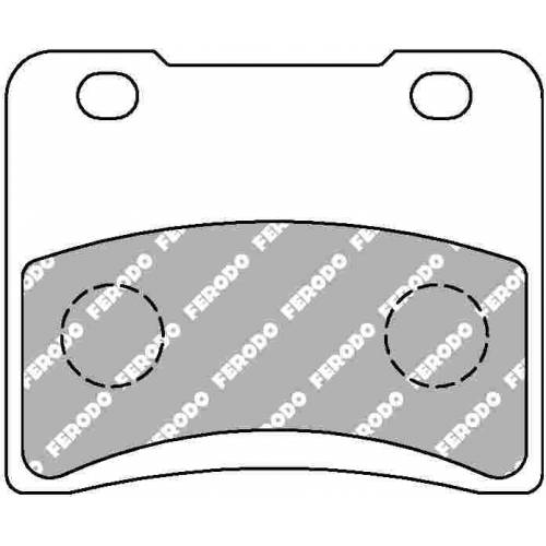 COPPIA PASTIGLIE FRENO FERODO FDB390P
