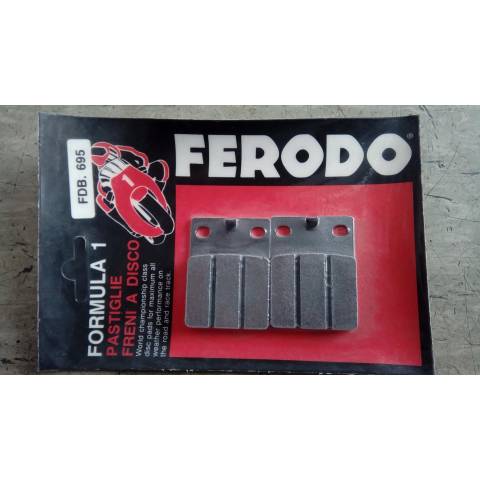 COPPIA PASTIGLIE FRENO FERODO FDB695P ( ug.SBS606)