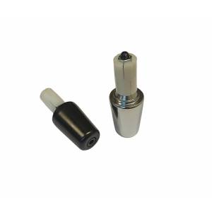 COPPIA TERMINALI MANUBRIO 30x39x17,5 180g. CROMATO