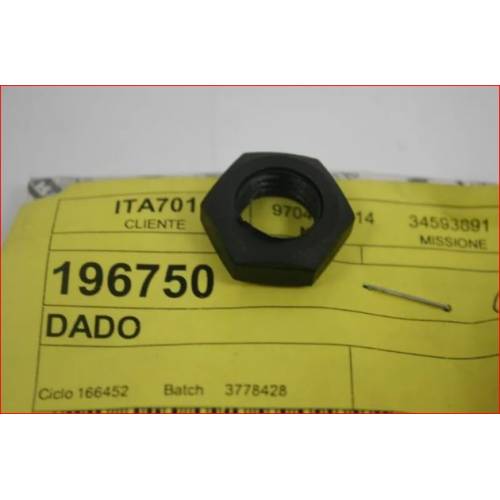 DADO 12x1,50 IN PLASTICA FISSAGGIO INTERRUTTORE STOP PIAGGIO 50 APE - PIAGGIO