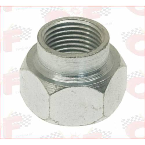 DADO 18x1,5 CHIAVE DA 27mm. FISSAGGIO CROCIERA ALL'ALBERO RUOTA PIAGGIO 220 APE CAR/MP