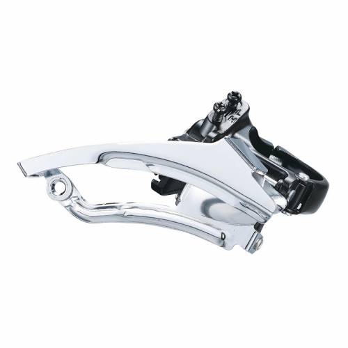 DERAGLIATORE MTB 3x7/8 VELOCITA' TOP/DOWN PULL d.28,6[]31,8 ATTACCO A FASCETTA - MICROSHIFT