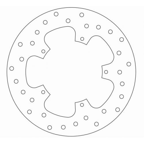 DISCO FRENO PIAGGIO 125[]500 BEVERLY/CARNABY/X9 spessore 3,5mm.