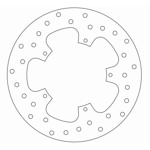 DISCO FRENO PIAGGIO 125[]500 BEVERLY/CARNABY/X9 spessore 3,5mm.