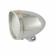 FANALE ANTERIORE CICLO (RIFLETTORE) A BATTERIA 3 LED  *CROMATO*