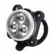 FANALE ANTERIORE CICLO 3 LED 8 FUNZIONI RICARICABILE USB - B-RACE Bright