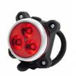 FANALE POSTERIORE CICLO 3 LED 8 FUNZIONI RICARICA USB - B-RACE Bright