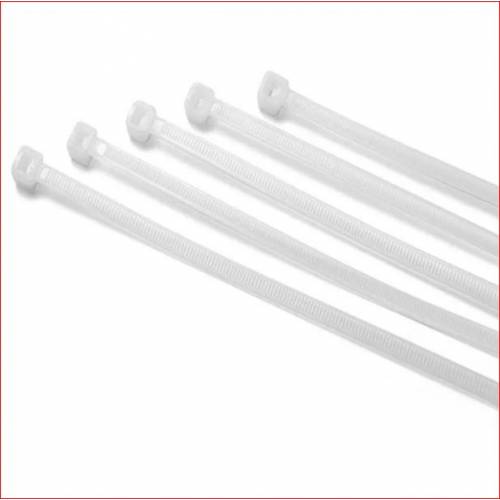 FASCETTA IN NYLON 3,6x140mm. *BIANCO* IN CONFEZIONE DA 100pz.