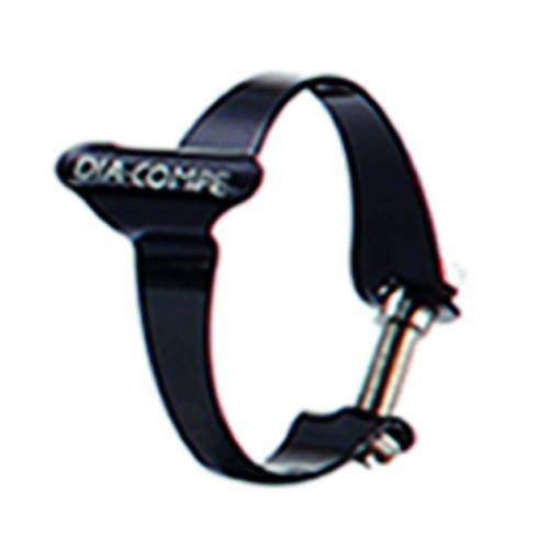 FASCETTA PASSAGUAINA INOX d.25,4 *NERO*