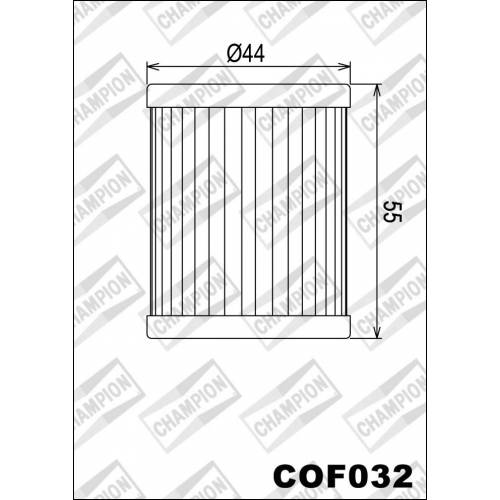 FILTRO OLIO CHAMPION COF032