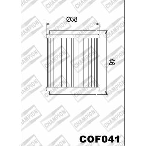 FILTRO OLIO CHAMPION COF041