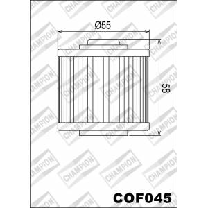 FILTRO OLIO CHAMPION COF045