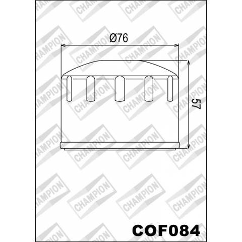 FILTRO OLIO CHAMPION COF084