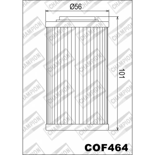 FILTRO OLIO CHAMPION COF464