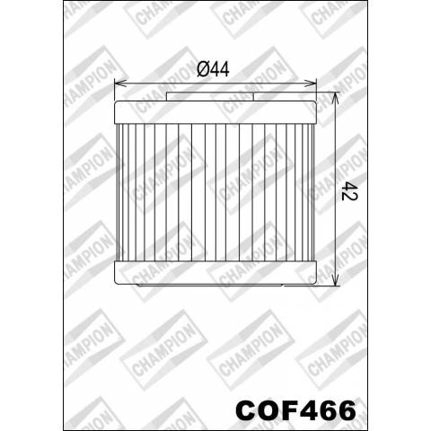 FILTRO OLIO CHAMPION COF466