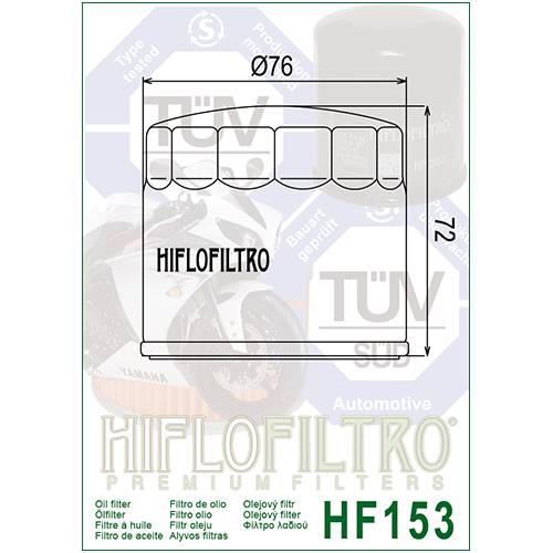 FILTRO OLIO HIFLO HF153