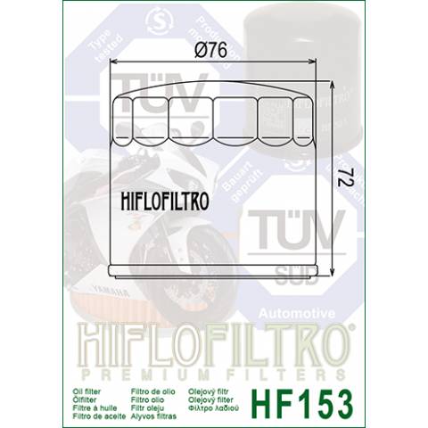 FILTRO OLIO HIFLO HF153