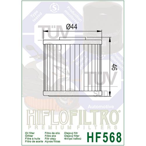 FILTRO OLIO HIFLO HF568