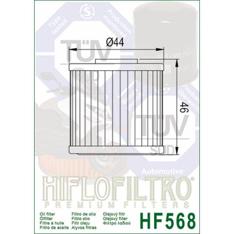 FILTRO OLIO HIFLO HF568
