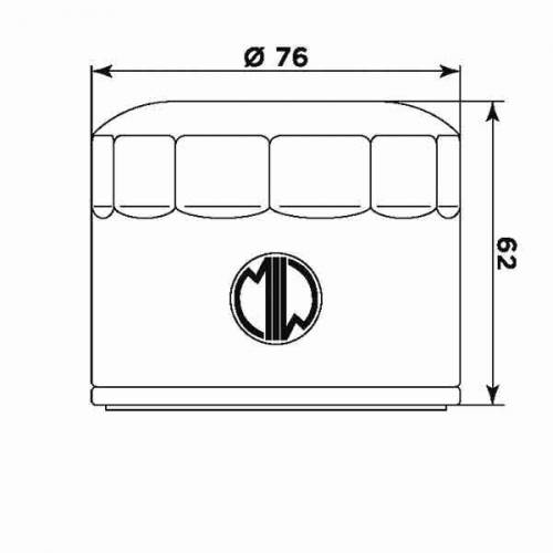 FILTRO OLIO MEIWA B9004