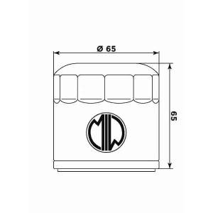 FILTRO OLIO MEIWA BE12001