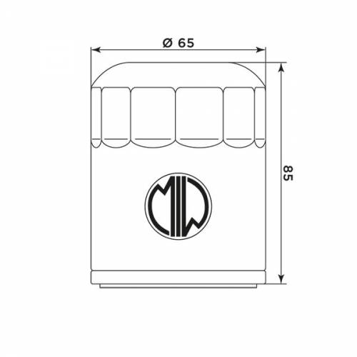 FILTRO OLIO MEIWA PO22001